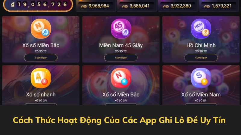 Cách Thức Hoạt Động Của Các App Ghi Lô Đề Uy Tín