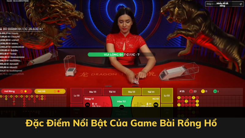 Đặc Điểm Nổi Bật Của Game Bài Rồng Hổ