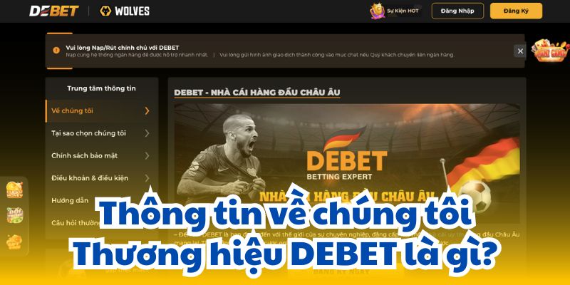 Thông tin về chúng tôi – Thương hiệu DEBET là gì?