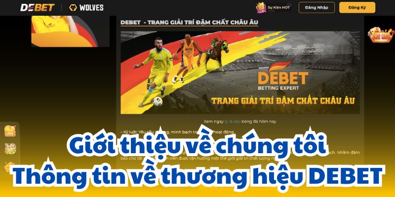 Giới thiệu về chúng tôi – Thông tin về thương hiệu DEBET